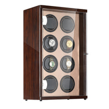 Load image into Gallery viewer, CHIYODA Eight LCD Watch WinderWatch Winder with 12 Modes Available - Golden Brown Series