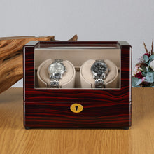 Load image into Gallery viewer, CHIYODA Double LCD Watch Winder with 12 Modes Available - Deluxe Piano Series