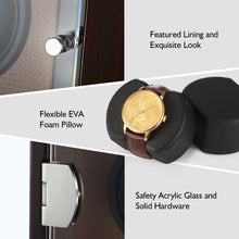 Load image into Gallery viewer, CHIYODA Six LCD Watch WinderWatch Winder with 12 Modes Available - Golden Brown Series