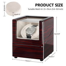 Load image into Gallery viewer, CHIYODA Single Watch Winder with 15 Modes Available - Deluxe Piano Series