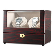 Load image into Gallery viewer, CHIYODA Double LCD Watch Winder with 12 Modes Available - Deluxe Piano Series
