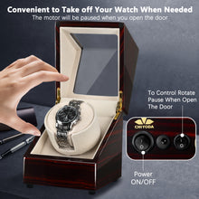 Load image into Gallery viewer, CHIYODA Single Watch Winder 5 Modes
